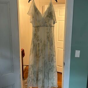 Jenny Yoo watercolor floral dress